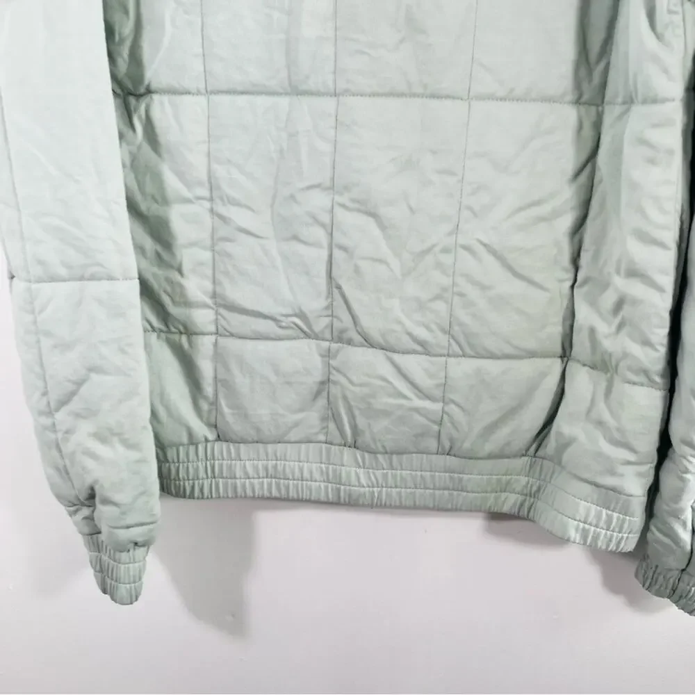 Anthropologie All Fenix Marnie Mint Green Quilted Puffer Jacket Small Allfenix